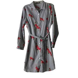 J. Glee Longsleeve Embroidered Dress